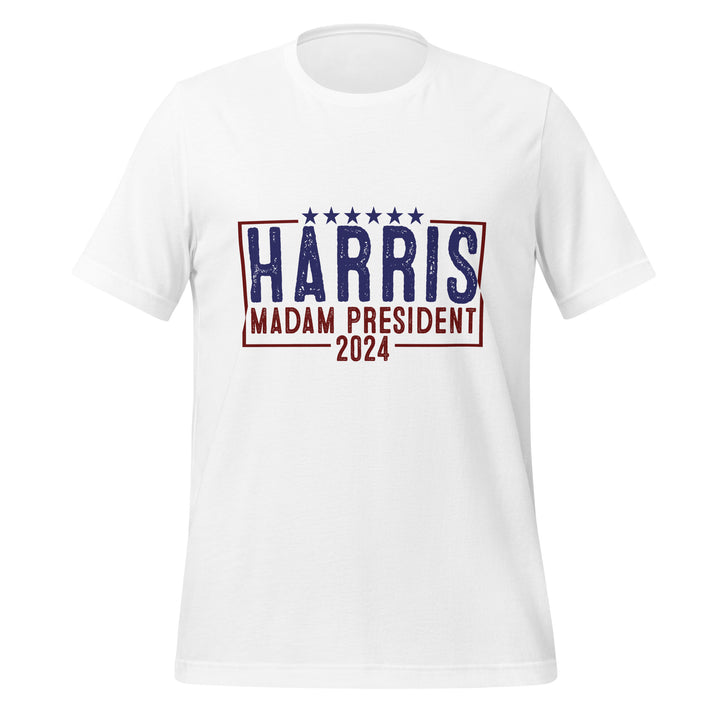 Harris Madam President Unisex T-shirt - White / S - ArtyKoala