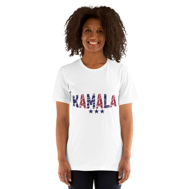 Kamala Three Stars Unisex T-shirt - ArtyKoala