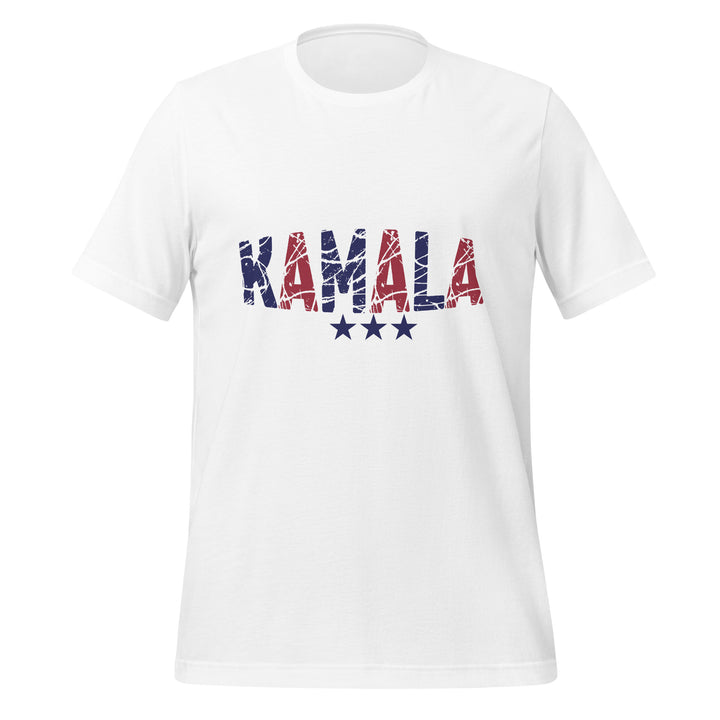 Kamala Three Stars Unisex T-shirt - White / S - ArtyKoala