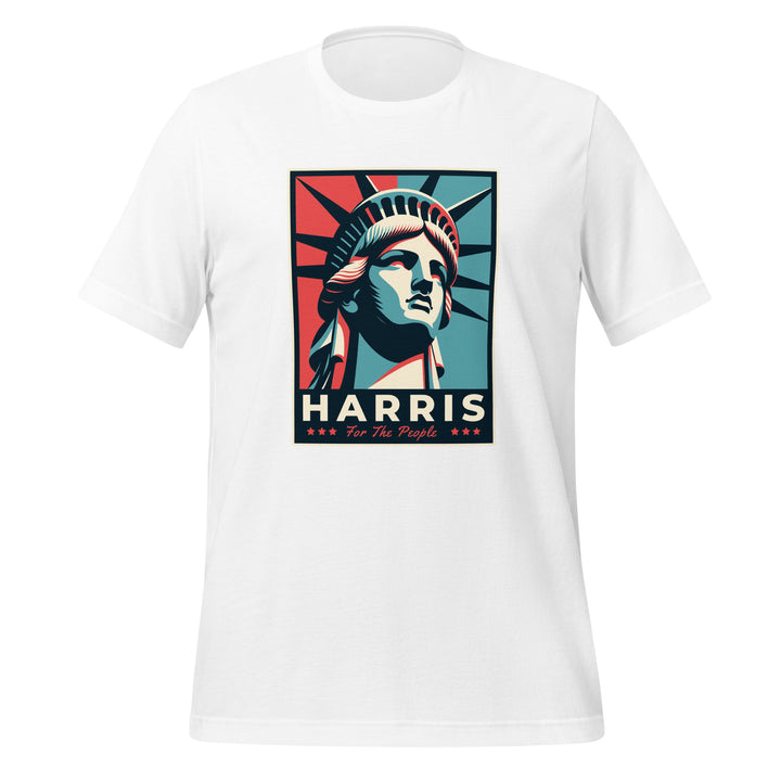 Statue of Liberty Kamala Unisex T-shirt - White / S - ArtyKoala