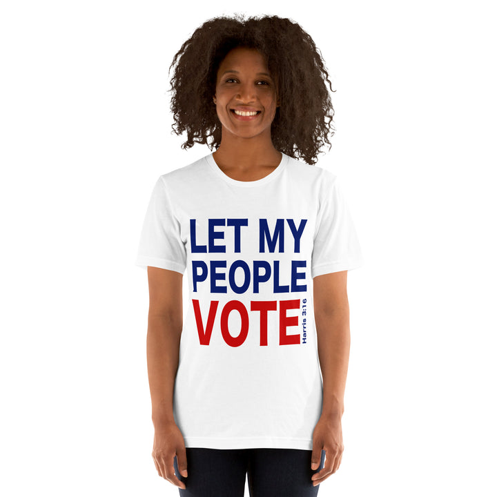 Let My People Vote Kamala Unisex T-shirt - ArtyKoala