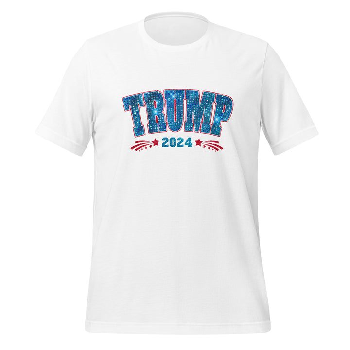 Trump 2024 Gilded Unisex T-shirt - White / S - ArtyKoala