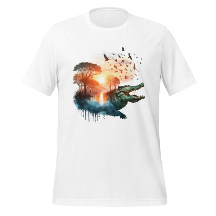 Long Live The Crocodiles Premium Unisex T-shirt - White / S - ArtyKoala