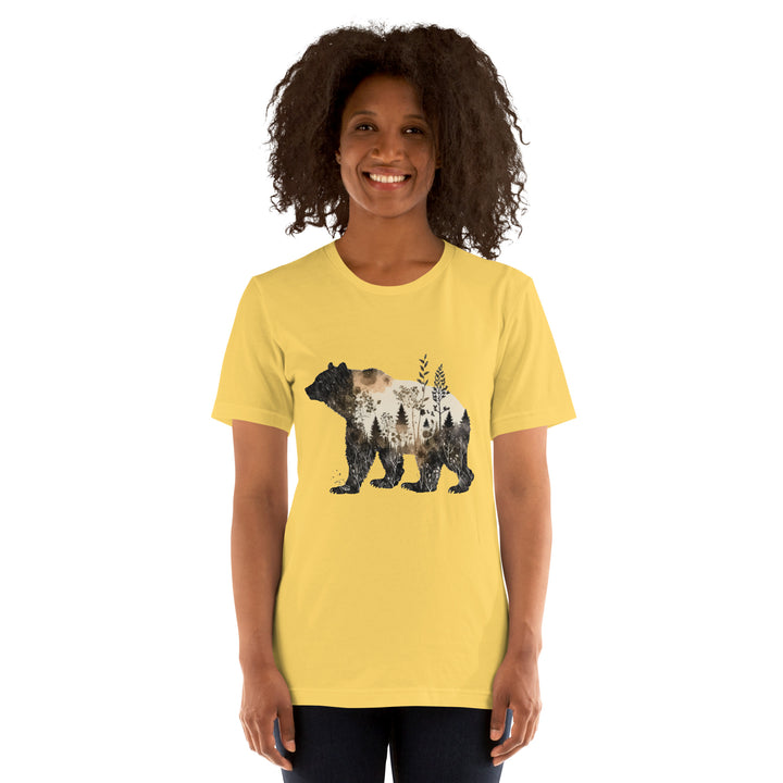 Bear and Nature Premium Unisex T-shirt - ArtyKoala