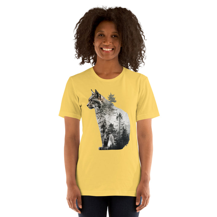 Lynx and Nature Premium Unisex T-shirt - ArtyKoala