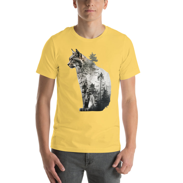 Lynx and Nature Premium Unisex T-shirt - ArtyKoala