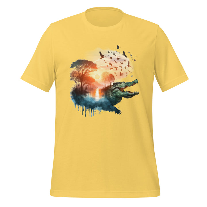 Long Live The Crocodiles Premium Unisex T-shirt - Yellow / S - ArtyKoala