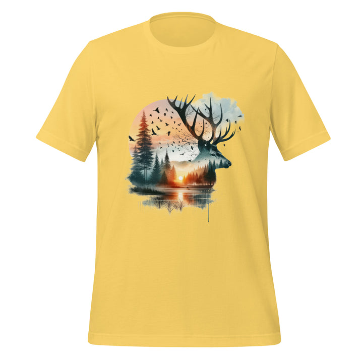 Long Live The Deer Premium Unisex t-shirt - Yellow / S - ArtyKoala