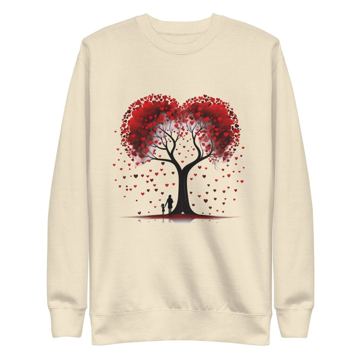 Valentine Tree Graphic Sweatshirt - Bone - S - ArtyKoala
