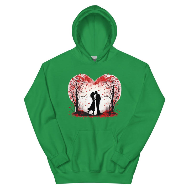 Valentine's Day Concept Graphic Hoodie - Irish Green - S - ArtyKoala