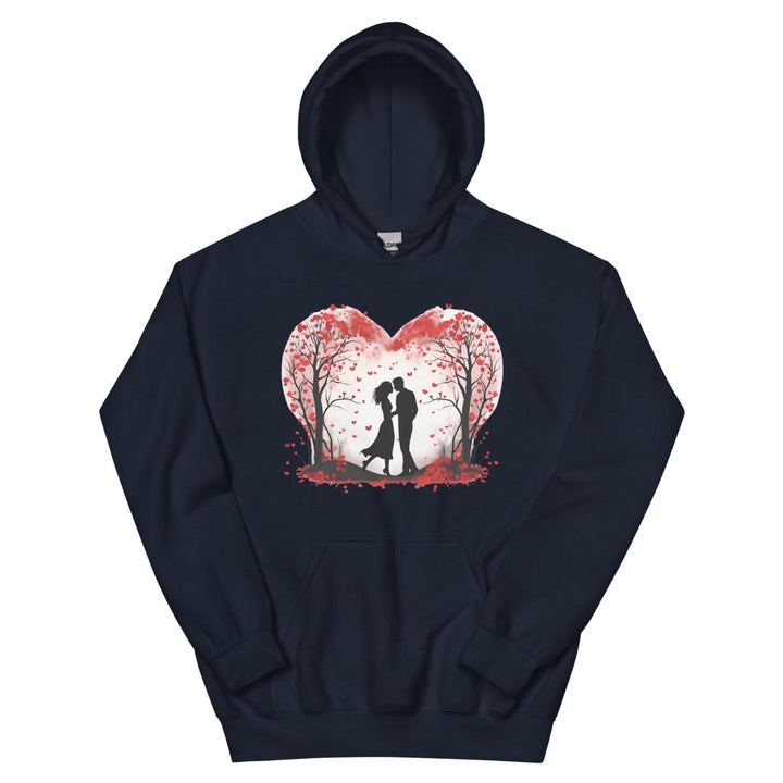 Valentine's Day Concept Graphic Hoodie - Navy - S - ArtyKoala