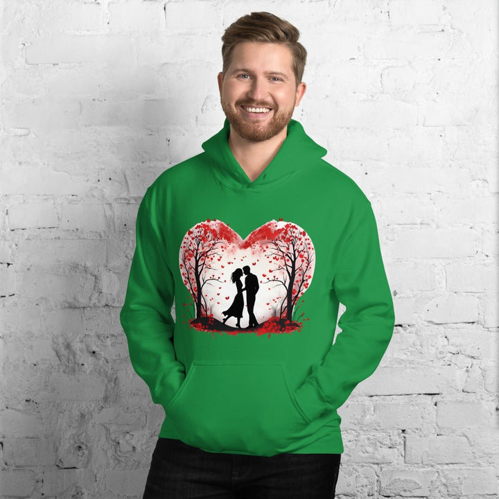 Valentine's Day Concept Graphic Hoodie - White - S - ArtyKoala