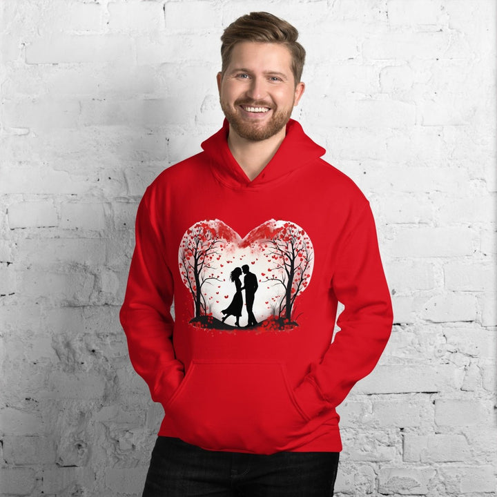 Valentine's Day Concept Graphic Hoodie - Red - S - ArtyKoala