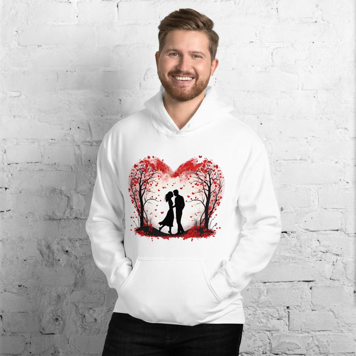 Valentine's Day Concept Graphic Hoodie - White - S - ArtyKoala