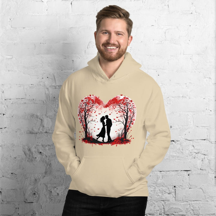 Valentine's Day Concept Graphic Hoodie - White - S - ArtyKoala