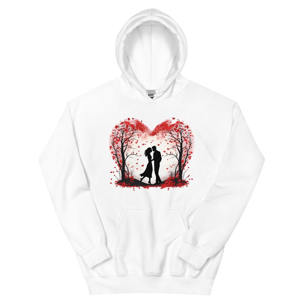 Valentine's Day Concept Graphic Hoodie - White - S - ArtyKoala