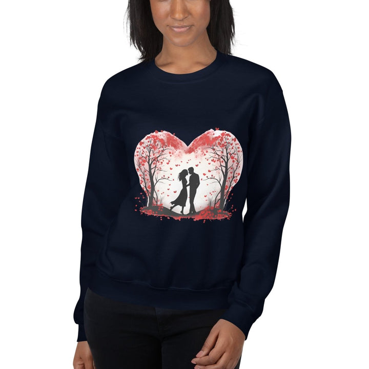 Valentine's Day ConceptGraphic Sweatshirt - Navy - S - ArtyKoala