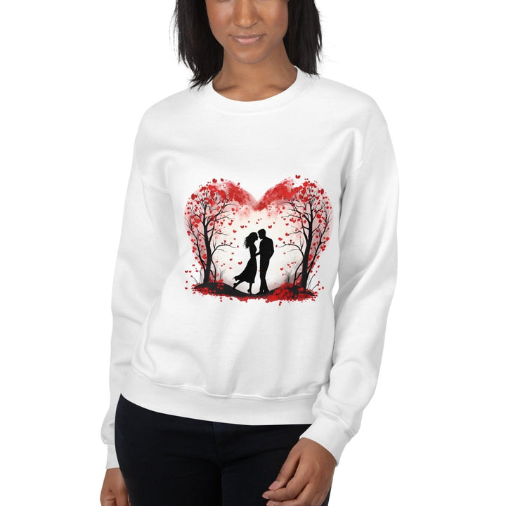 Valentine's Day ConceptGraphic Sweatshirt - White - S - ArtyKoala