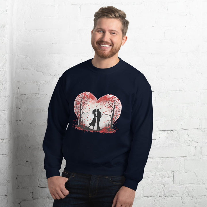 Valentine's Day ConceptGraphic Sweatshirt - Navy - S - ArtyKoala