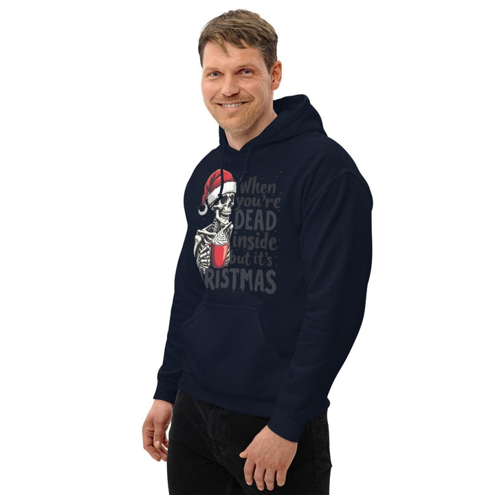 When You're Dead Graphic Hoodie - Navy - S - ArtyKoala