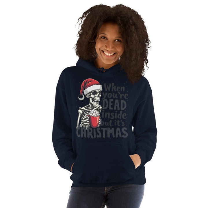 When You're Dead Graphic Hoodie - White - S - ArtyKoala