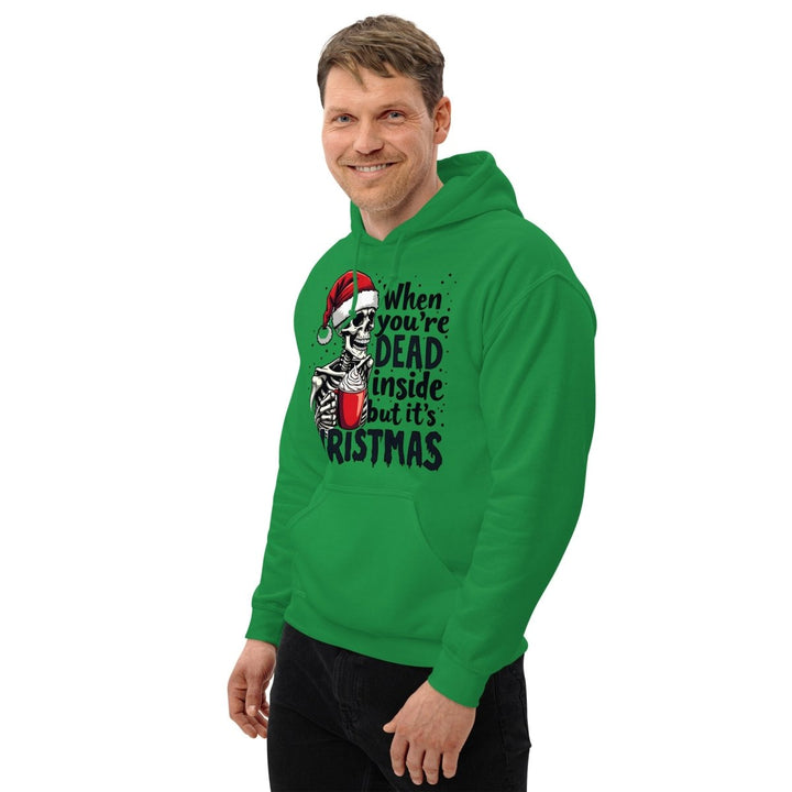 When You're Dead Graphic Hoodie - Irish Green - S - ArtyKoala