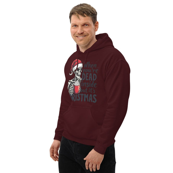 When You're Dead Graphic Hoodie - White - S - ArtyKoala