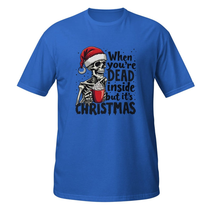 When You're Dead Graphic Tee - Royal - S - ArtyKoala