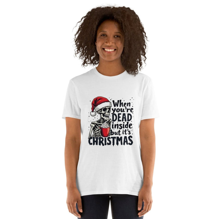 When You're Dead Graphic Tee - White - S - ArtyKoala