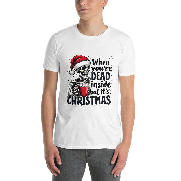 When You're Dead Graphic Tee - White - S - ArtyKoala