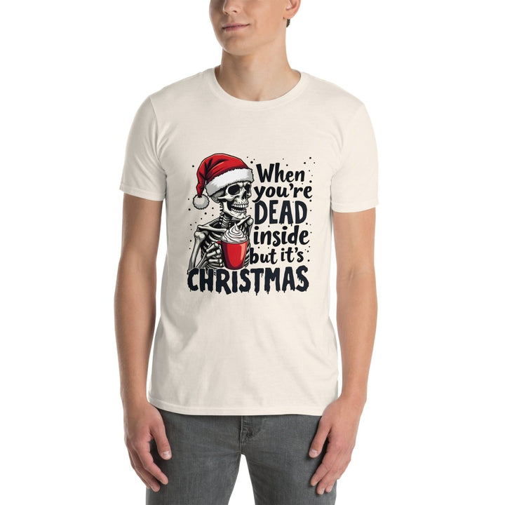 When You're Dead Graphic Tee - Natural - S - ArtyKoala