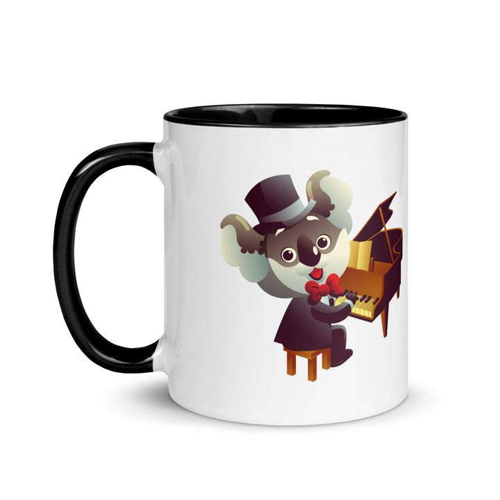 Koala Musicians Mug with Color Inside - ArtyKoala