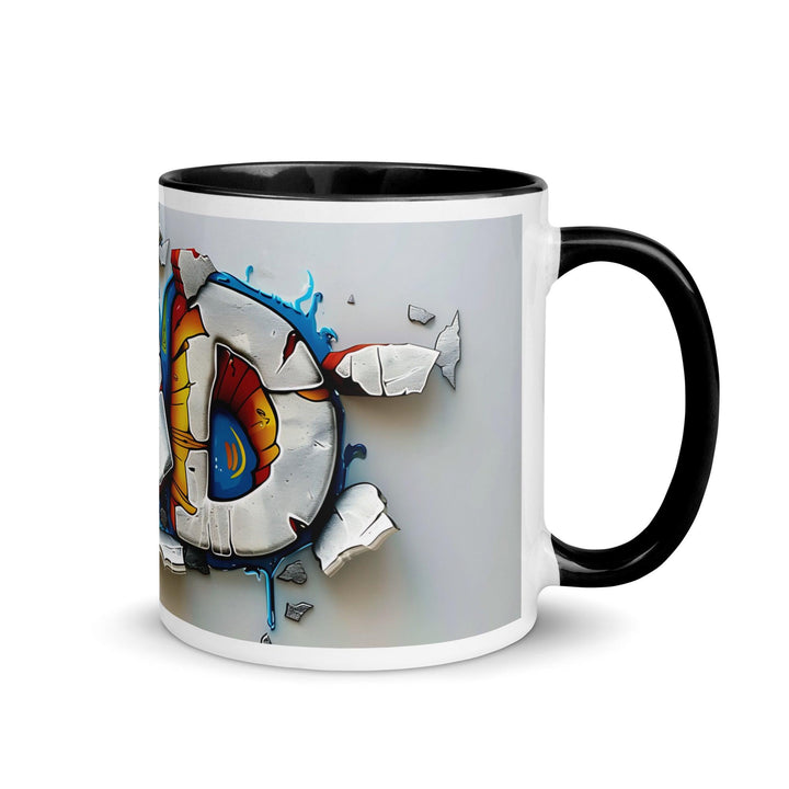 Dad Mug with Color Inside - Black / 11 oz - ArtyKoala