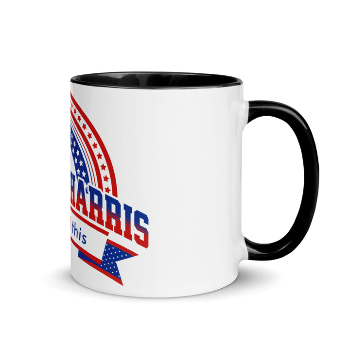 Harris Let's Win This Mug with Color Inside - Black / 11 oz - ArtyKoala