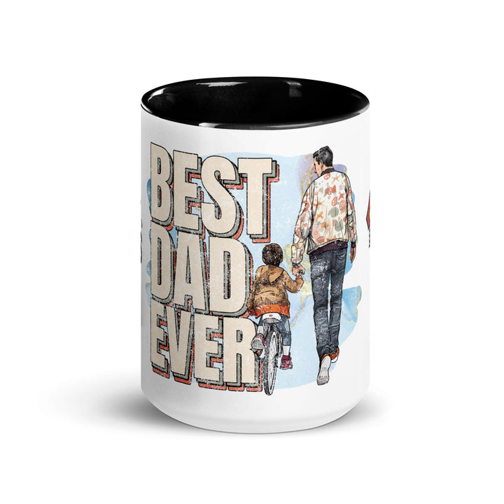 Best Dad Ever Mug With Color Inside - ArtyKoala