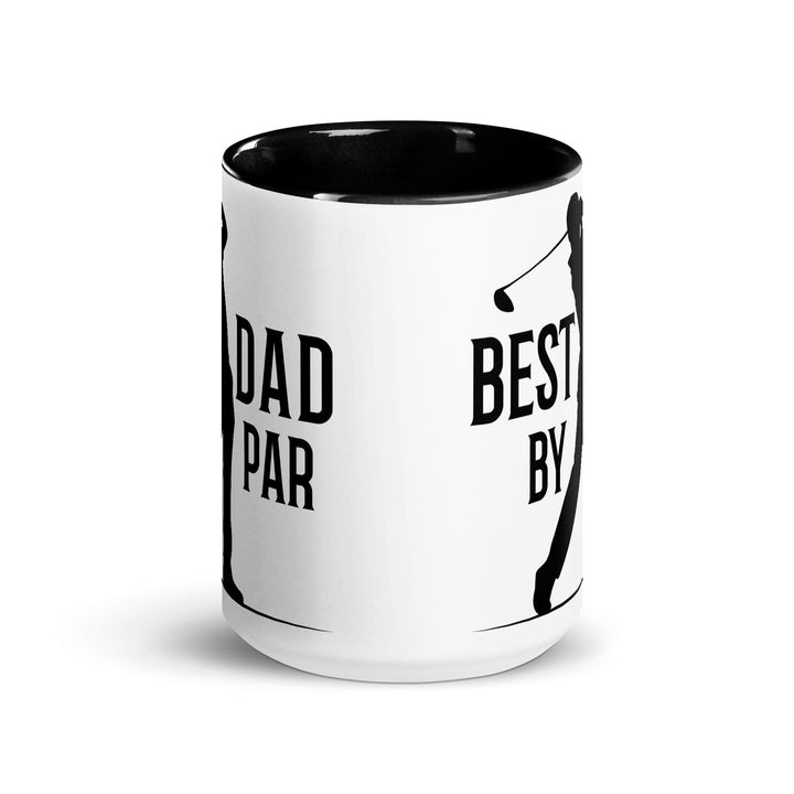 Best Dad By Par Mug with Color Inside - ArtyKoala