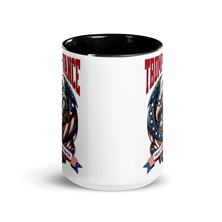 Trump Vance Take Amerca Back Mug with Color Inside - ArtyKoala