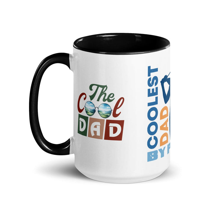 the Cool Dad By Par Mug With Color Inside - ArtyKoala