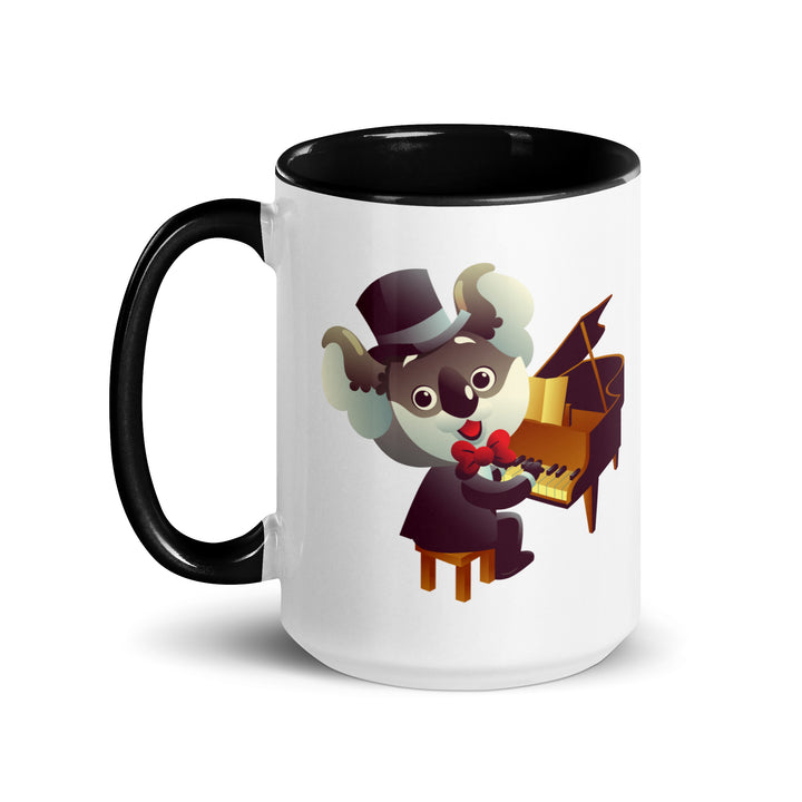 Koala Musicians Mug with Color Inside - ArtyKoala