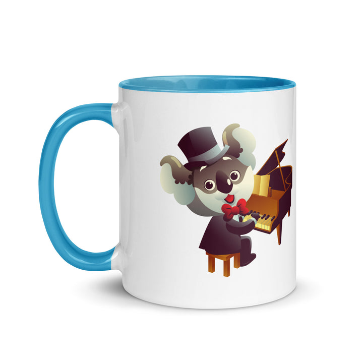 Koala Musicians Mug with Color Inside - ArtyKoala