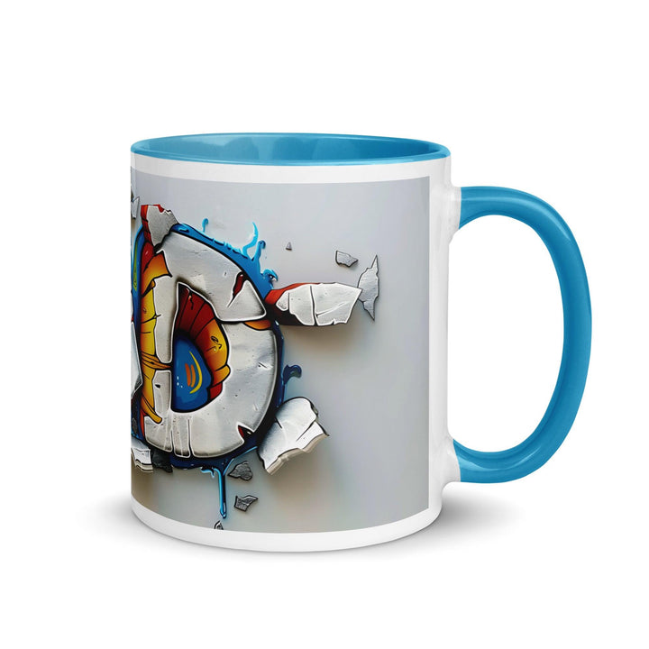 Dad Mug with Color Inside - Blue / 11 oz - ArtyKoala