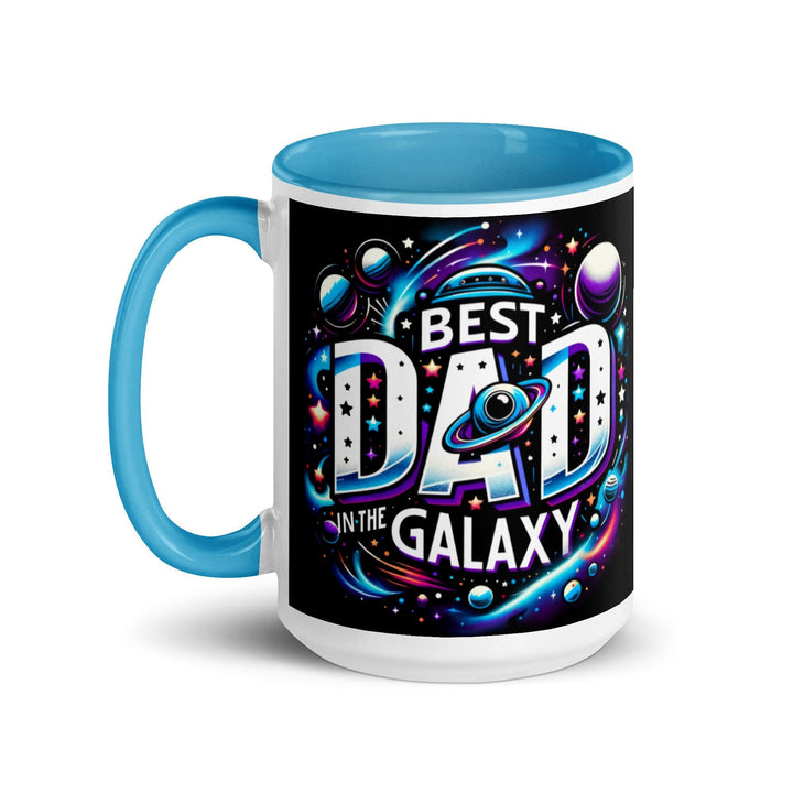 Best Dad In The Galaxy Mug with Color Inside - ArtyKoala