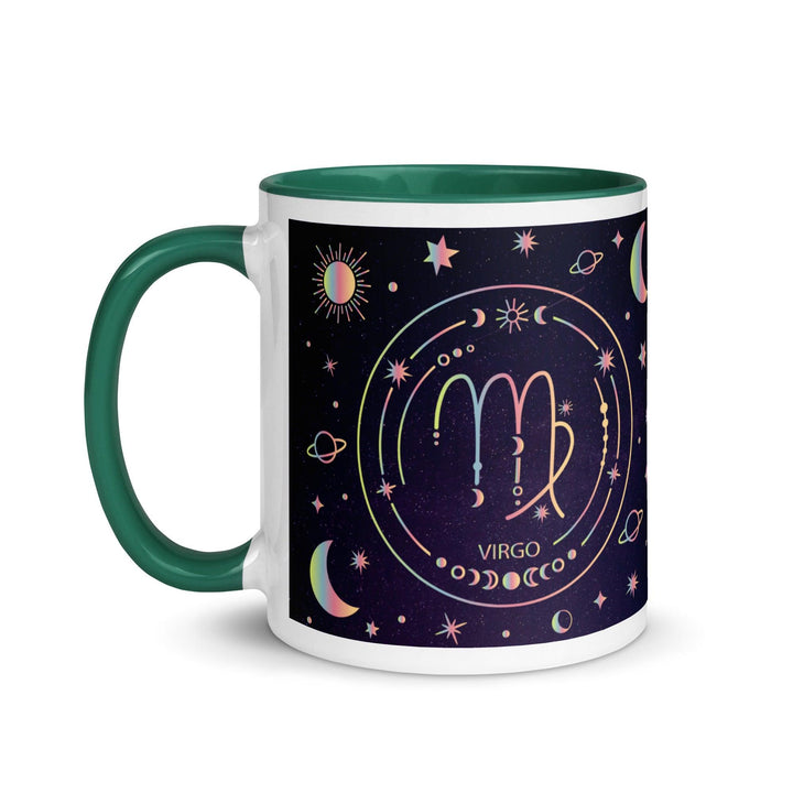 Virgo Mug With Color Inside - ArtyKoala