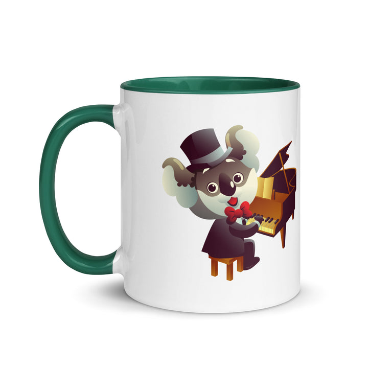 Koala Musicians Mug with Color Inside - ArtyKoala