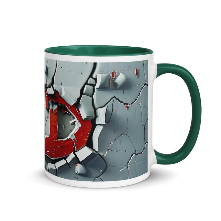 Dad Mug With Color Inside - Dark green / 11 oz - ArtyKoala