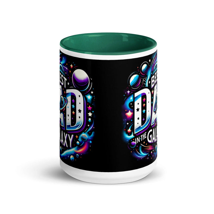 Best Dad In The Galaxy Mug with Color Inside - ArtyKoala