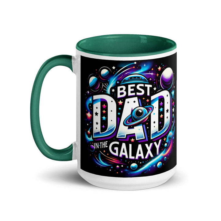 Best Dad In The Galaxy Mug with Color Inside - ArtyKoala