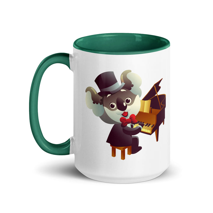 Koala Musicians Mug with Color Inside - ArtyKoala