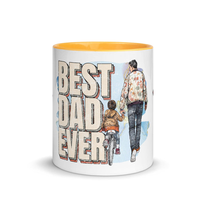 Best Dad Ever Mug With Color Inside - ArtyKoala