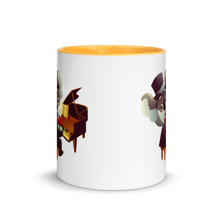 Koala Musicians Mug with Color Inside - ArtyKoala